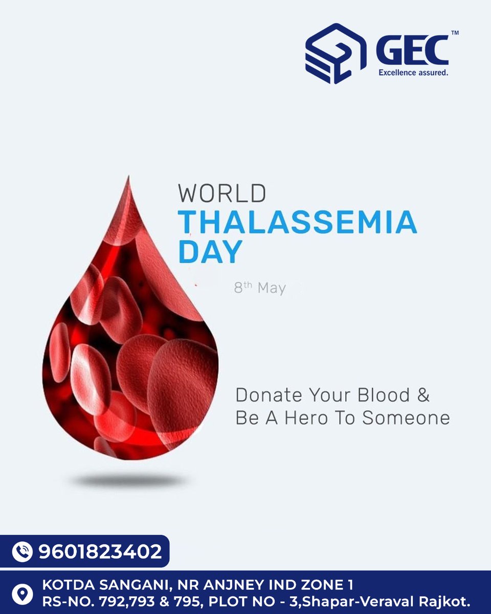 eng1478's tweet photo. 🩸 એક બુંદ લોહી… કોઈની આખી જિંદગી! ❤️

World Thalassemia Day 

📞 વધુ માહિતી માટે: 9601823402
#WorldThalassemiaDay #DonateBlood #BeAHero #SaveLives #BloodDonation #HealthAwareness #SupportLife #GujaratCare #TrendingNow #HumanityFirst https://t.co/proxHY4iUB