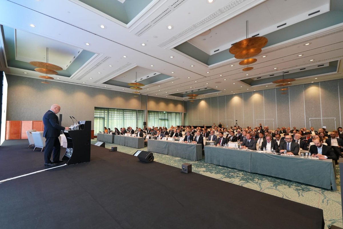 SteelOrbis's tweet photo. Second day of SteelOrbis Spring 2026 Conference & 94th IREPAS Meeting, which has attracted over 350 participants, including 99 representatives from 41 steel producers coming from 20 countries and 86 delegates from 41 raw material suppliers, opened with the welcome speech from the newly appointed chairman Ioannis Manessis. 

Mr. Manessis emphasized that the steel industry has always been dynamic, demanding, and fast-changing, but has consistently demonstrated a strong ability to adapt. He underlined that IREPAS provides a unique platform for industry participants to come together, overcome challenges collectively, and foster a deeper understanding of the sector.

Delivering a brief farewell speech, former chairman Murat Cebecioğlu marked the end of his 10-year tenure, highlighting the significant transformations the global steel industry has undergone during this period. He noted that the industry has had to navigate persistent uncertainties, while IREPAS has strengthened its position as a respected voice in the international steel community.