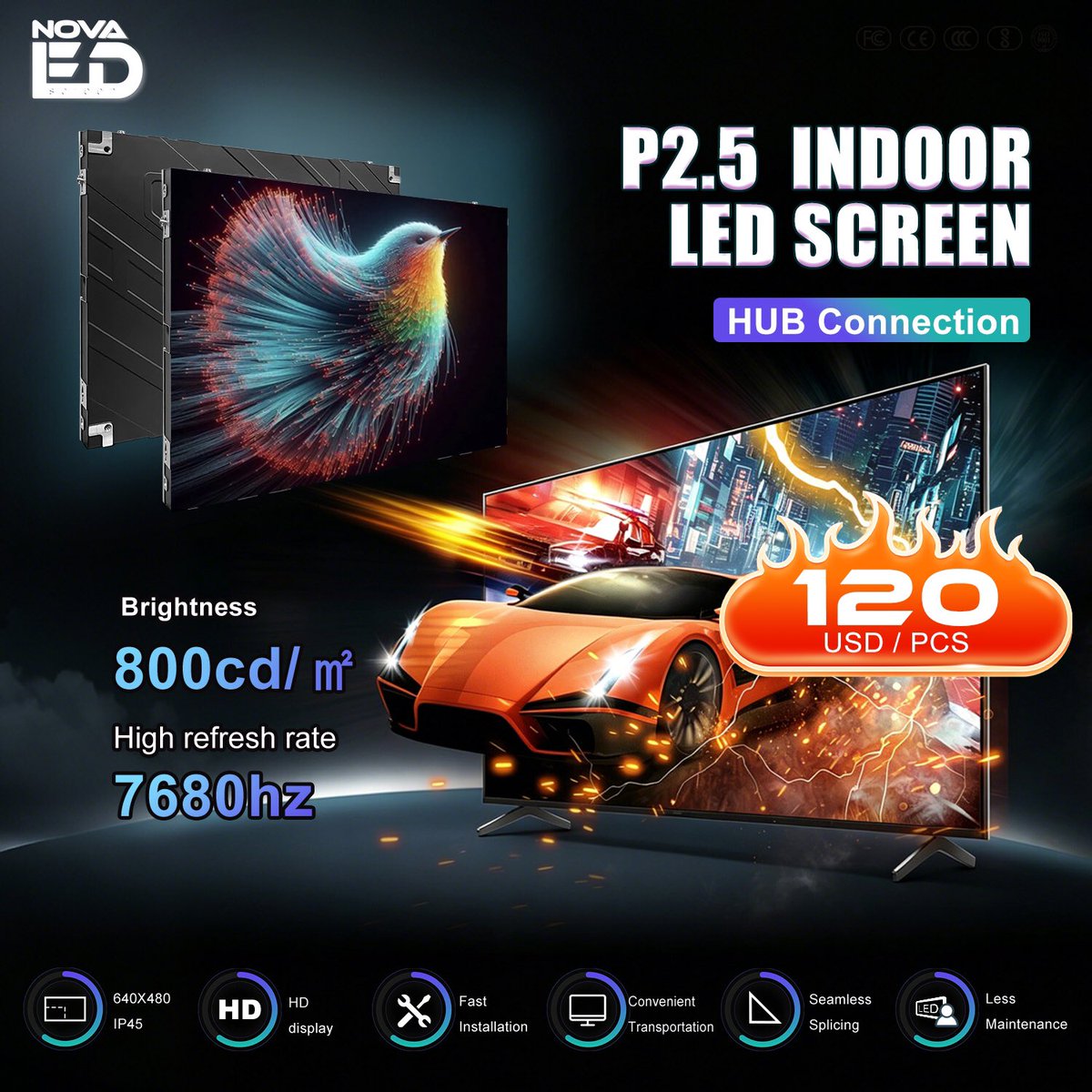 Celine041224's tweet image. Indoor Space with NOVA LED SCREEN P2.5 LED Displays！
We offer:
✅ Best Warranty
✅ Fast Delivery
✅ Complete Documentation
✅ The Best Solution for your needs.
Contact us today!
📩 Email：celine1224@yeah.net
DM for Quote | +8619386818453
#indoorledscreen #ledscreen #leddisplay