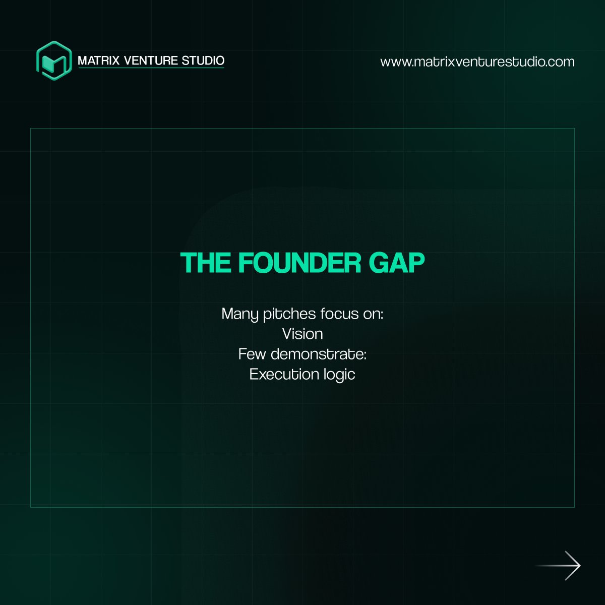 Matrixventure_'s tweet photo. Investors don’t fund ideas.
They fund clarity.
Risk goes down
when thinking is structured.

And when risk goes down,
decisions move faster. https://t.co/l8r5cAxtbz