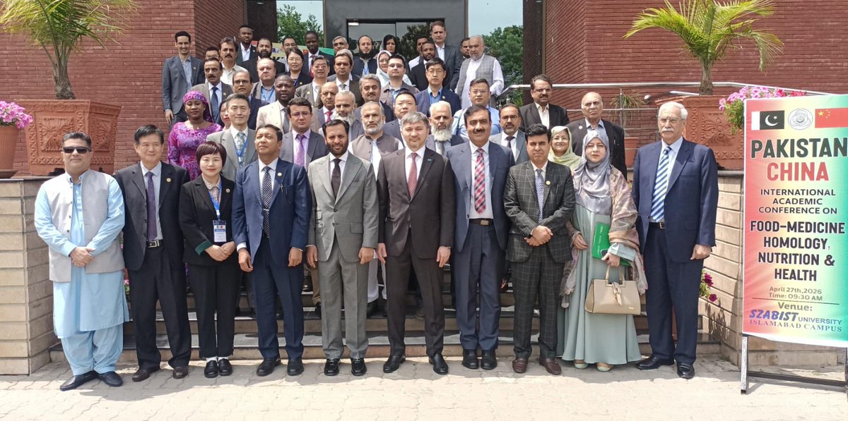UNAOIC's tweet photo. افتتاح المؤتمر الدولي الباكستاني–الصيني حول تماثل الغذاء والدواء
@OIC_COMSTECH 
#UNAOIC 

 https://t.co/oTuJ0iU0GC https://t.co/6jLxKb4wlT