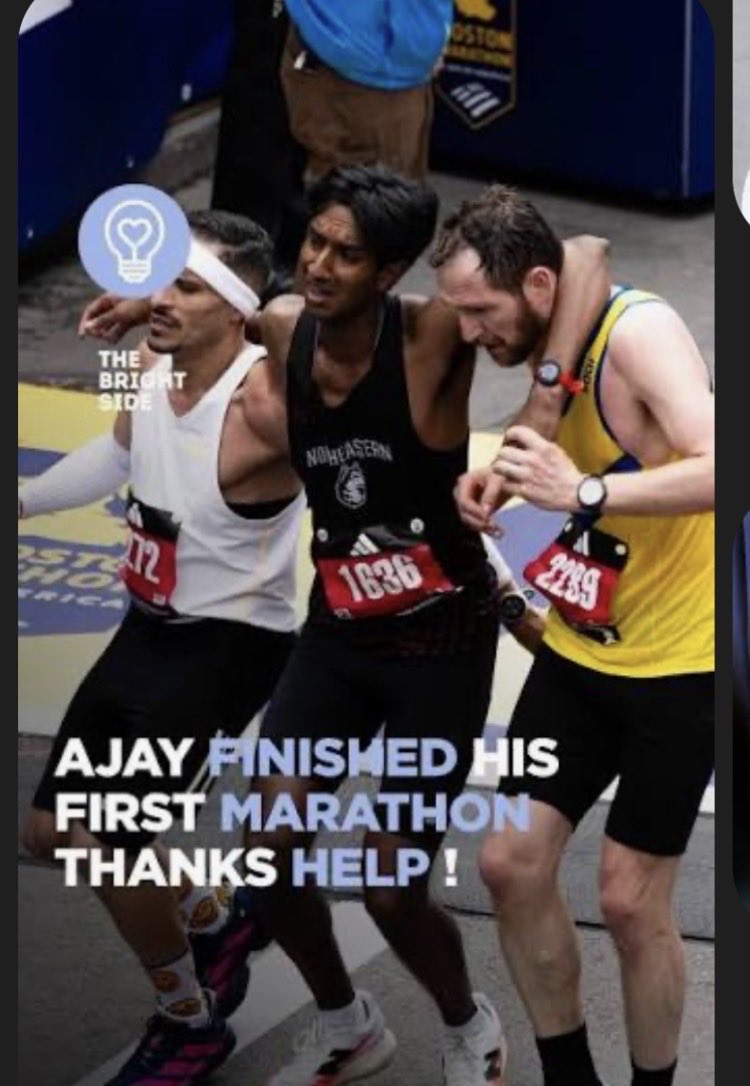 FunkyCattyAu's tweet image. #BostonMarathon 
#RobsonOliveria  #AjayHaridasse  #AaronBeggs 

If ever a statue, should be this.