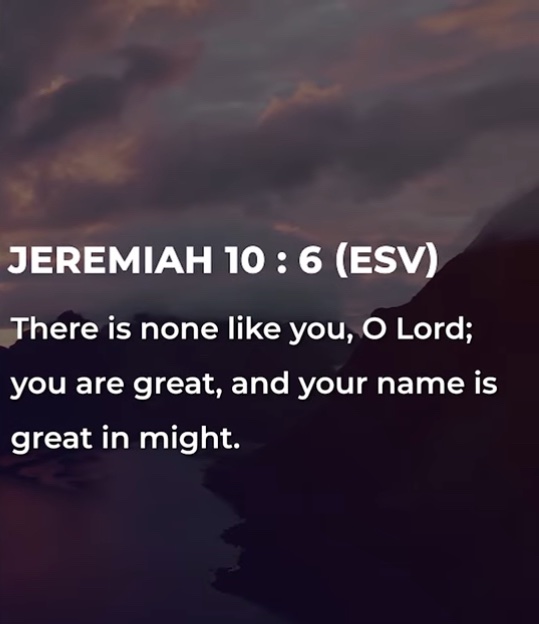 BrittaniBryce's tweet image. Jeremiah 10:6 🙏🙏🙏 #Motivation #positivethoughts #LiveLimitless #ThinkBig