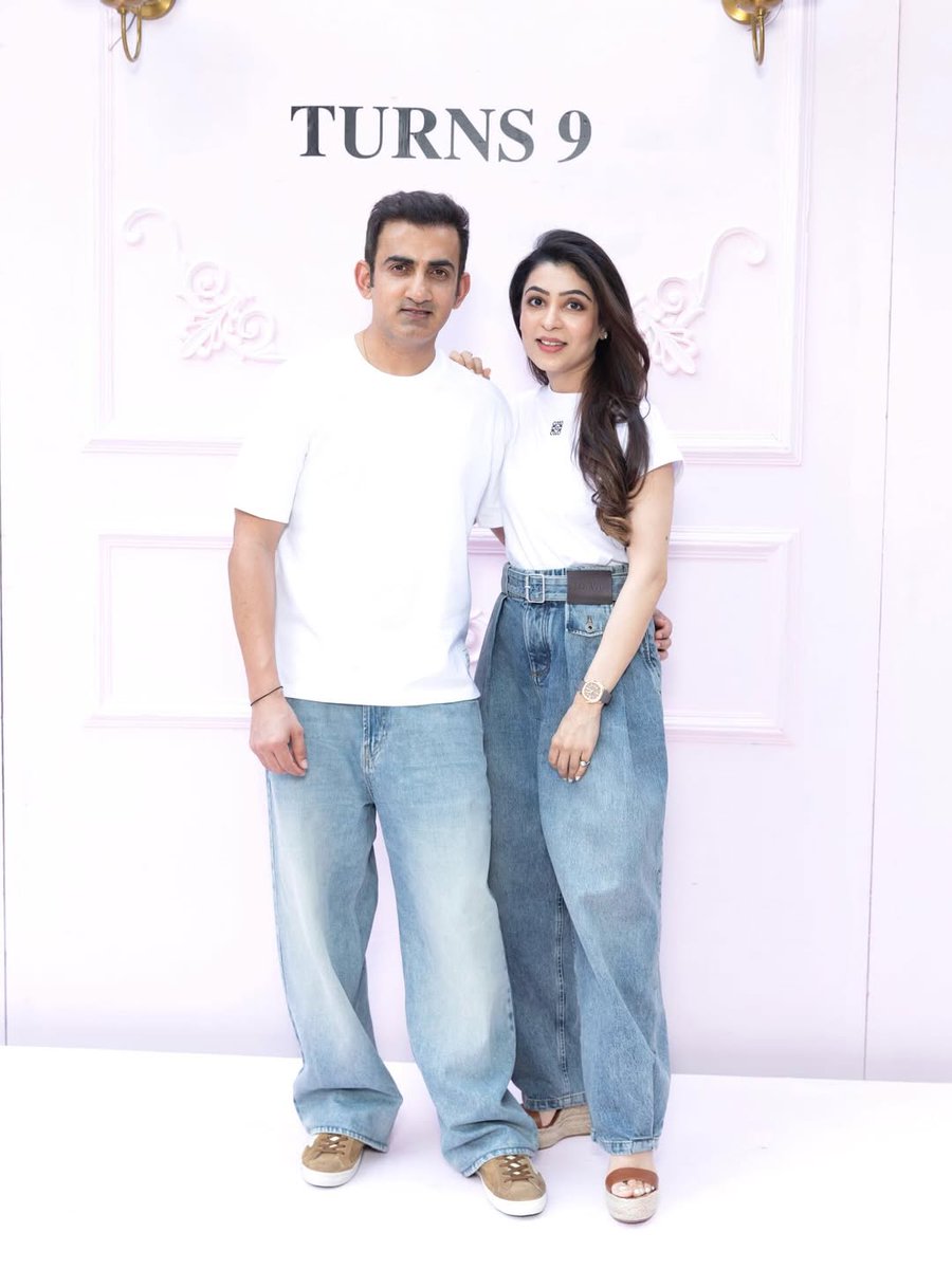 TheDailyJagran's tweet image. A special day for Head Coach Gautam Gambhir as his daughter Anaiza turns 9

#GautamGambhir #HeadCoach #Daughter