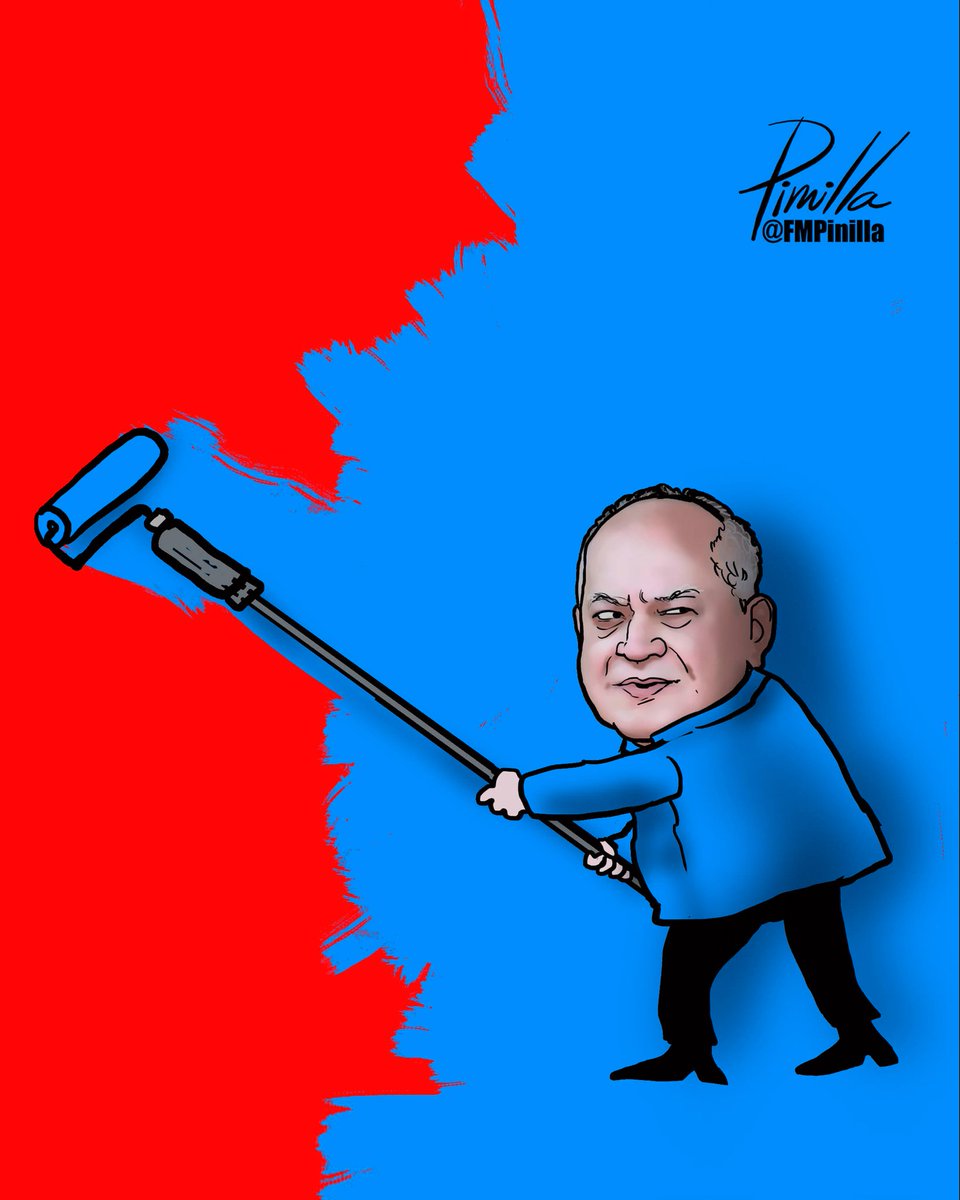 Tapando el rojo...
•
Caricatura para @elnacionalweb 
•
#Caricatura #Cartoon #venezuela #venezolanos #noticia