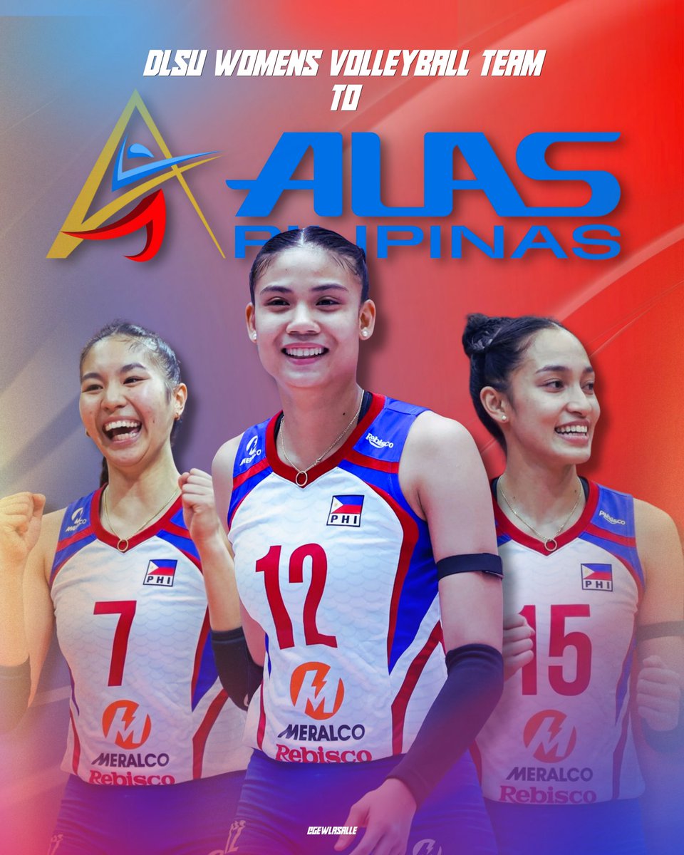Please make this happen, Angel, Shev and Amie! Wala ng mas isasaya pa kaming mga lumots kapag nakita namin kayo naglalaro or humahakot ng awards sa international league!

DLSUWVT to Alas Pilipinas!💚❤️💙

#UAAPSeason88
#DLSUWVT
#AlasPilipinas