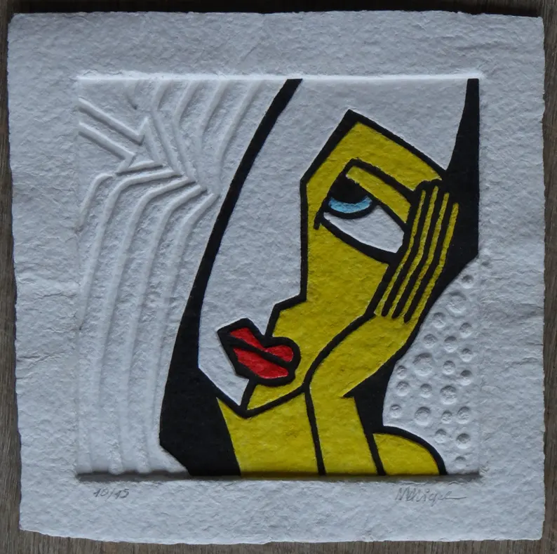 marieartcollec1's tweet photo. Aquagravure originale signée – Portrait Femme Cubiste
Édition limitée par Jérôme Maligne Texture en relief, style cubiste puissant. Œuvre unique d’un artiste français contemporain !→ https://t.co/a8GWt8gtku #Aquagravure #ArtCubiste #JérômeMaligne #Gravure #EditionLimitee https://t.co/f6nLZ5dHXg