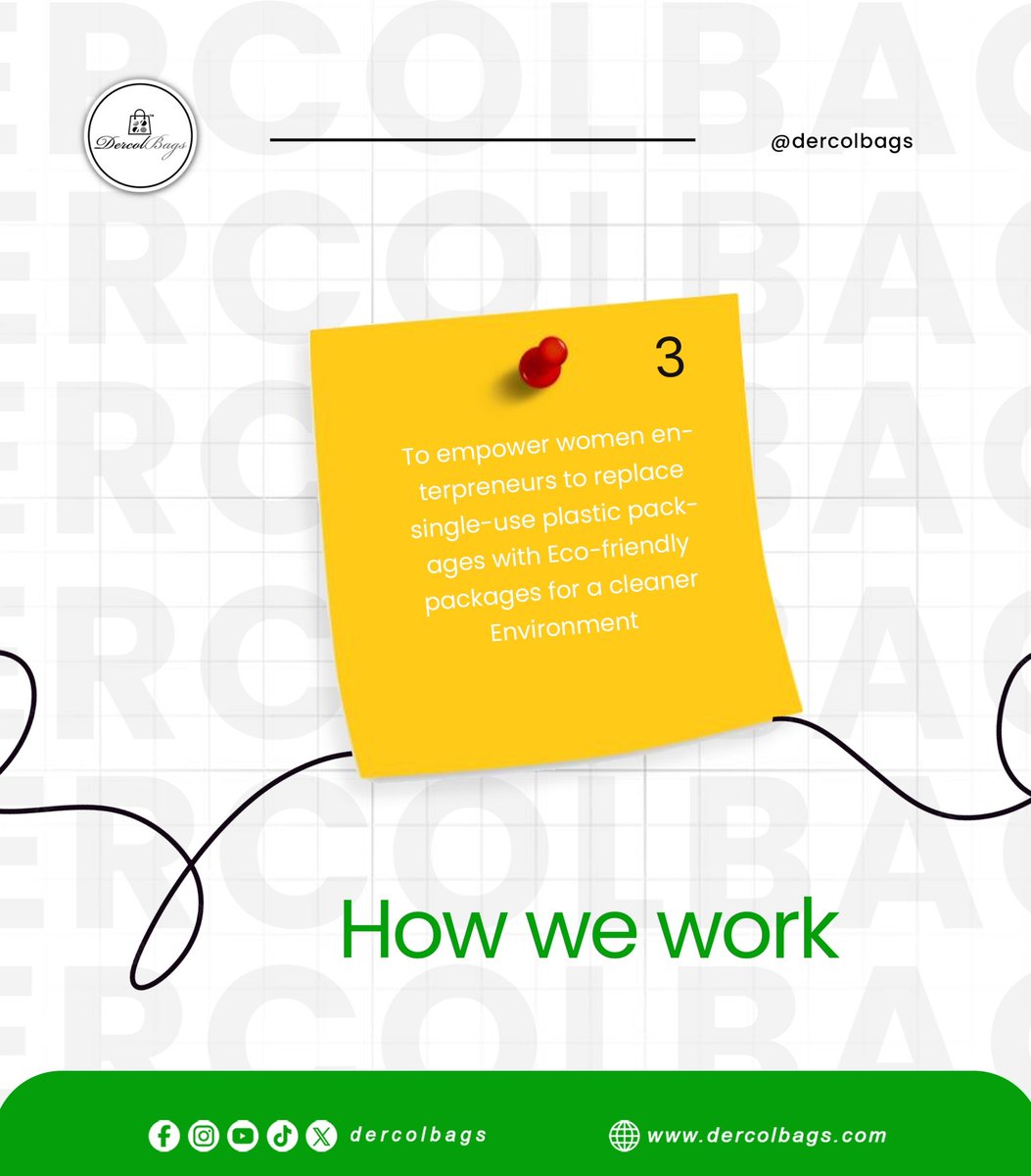 DercolBags's tweet image. Packaging that protects your product and the planet. 
We're not just a bag company  we're a movement.
Eco-friendly. Innovative. Women-led. 
📩 DM us to get started
#DercolBags #SustainablePackaging #EcoFriendly #WomenEmpowerment #GreenBusiness #Ghana
