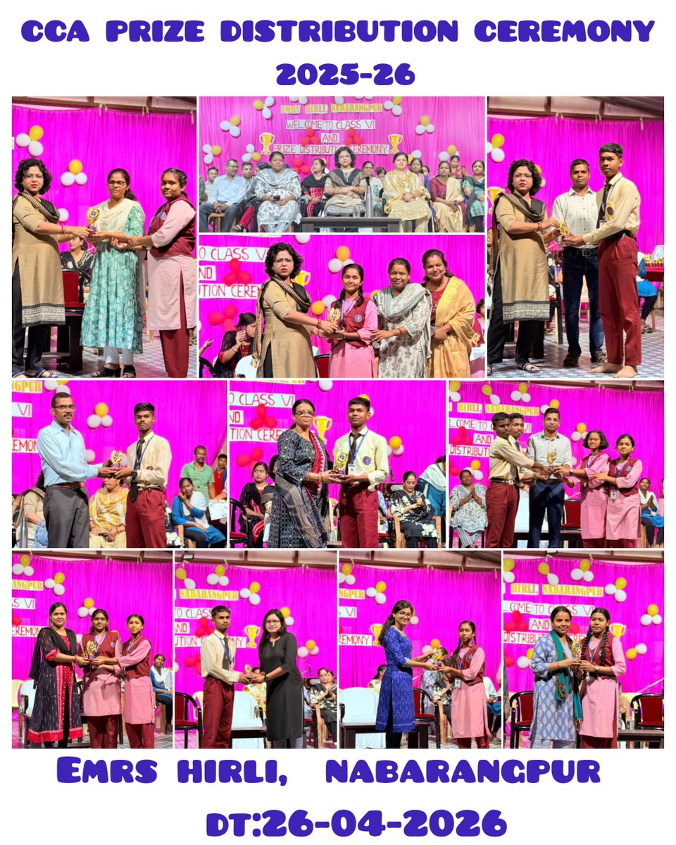 CCA Prize Distribution Ceremony 2026.
<a href="/TribalAffairsIn/">Ministry of Tribal Affairs, Govt. of India</a>
 
<a href="/model_odisha/">Odisha Model Tribal Education Society (OMTES)</a>
 
<a href="/nests/">Bill</a>
 
<a href="/DMnabarangpur/">Collectorate Nabarangpur</a>
 
<a href="/CMO_Odisha/">CMO Odisha</a>
 
<a href="/SCSTWelfareDept/">SC & ST Welfare Department, Bihar</a>
 @sahoosuv