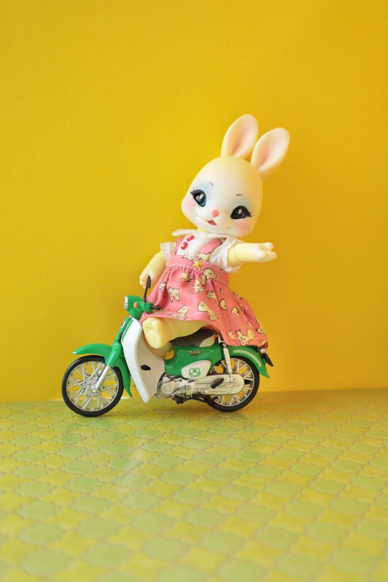 レトロみあるぅ。
バイク作るの楽しかったから小道具にした🥳