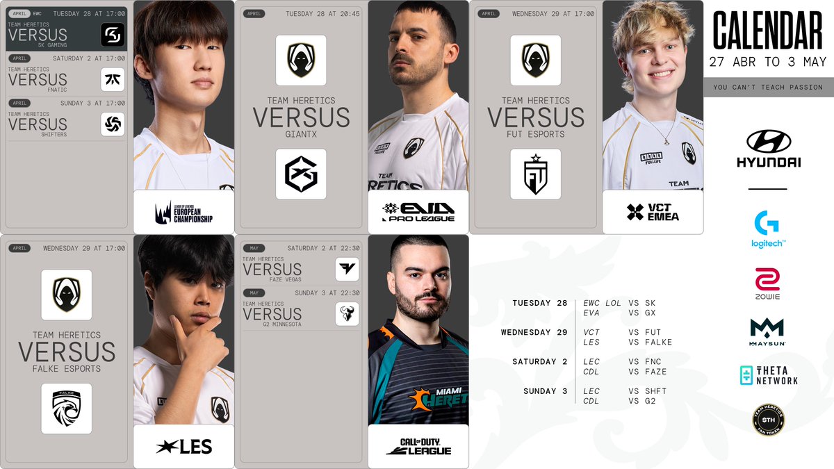 Team Heretics tweet media