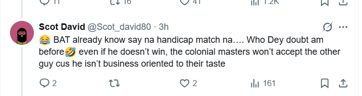 jj_chizzy's tweet image. Your laughing emojis sold the narrative bro