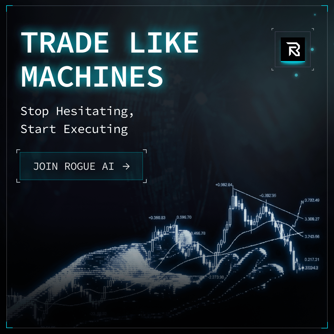 RogueAITrading's tweet photo. Most traders will relate to this:

You spotted the setup, entry was clean, confluences lined up, and the risk-to-reward was there.

Then you hesitated.

Moved the entry. Waited for “one more confirmation.”

By the time you entered, the move was 25% complete, and your RR was destroyed.

We built the solution: Rogue AI doesn’t hesitate. As soon as a setup meets the criteria and passes the validation layers, it executes. Done.