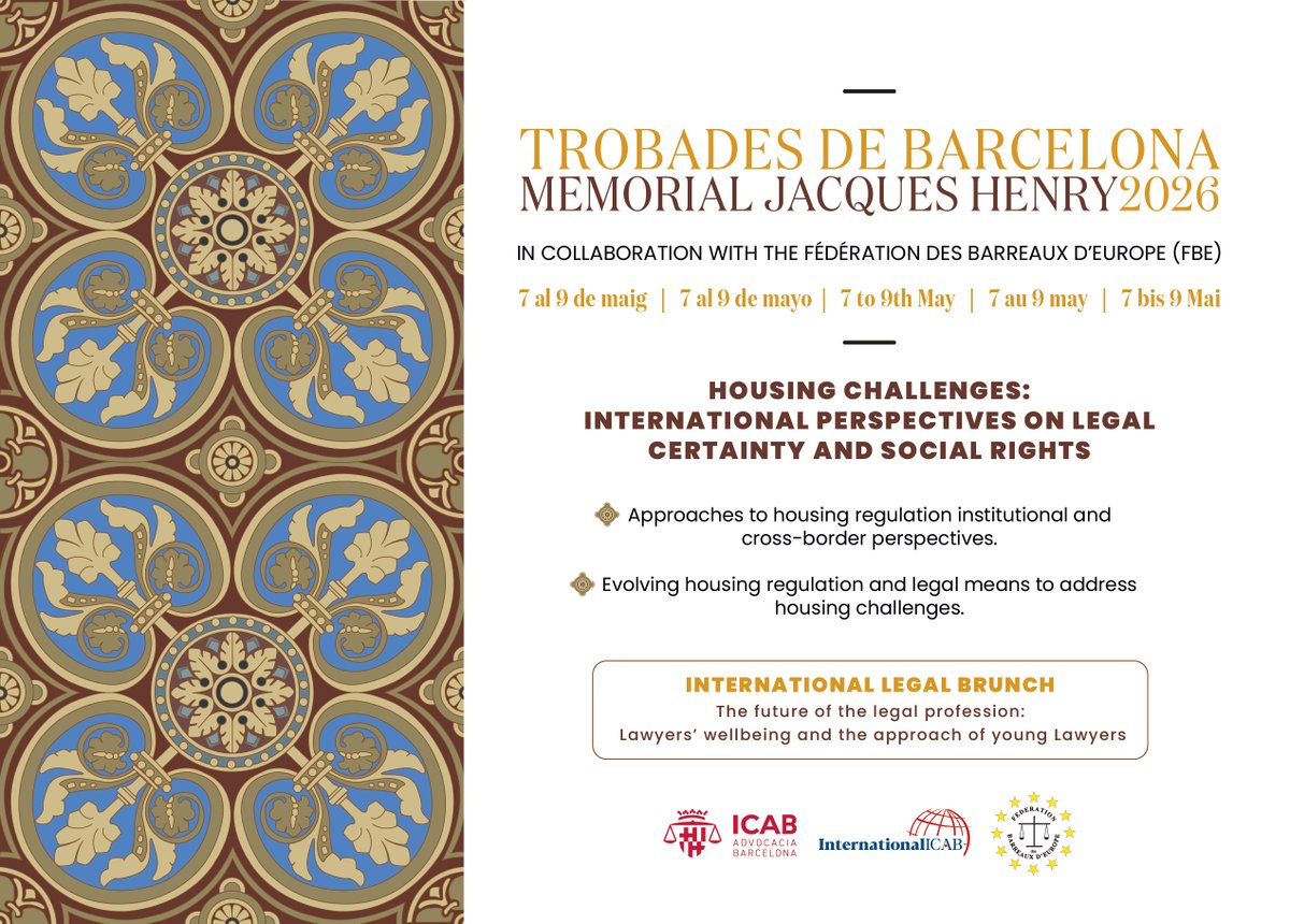 ICAB · Advocacia Barcelona tweet media