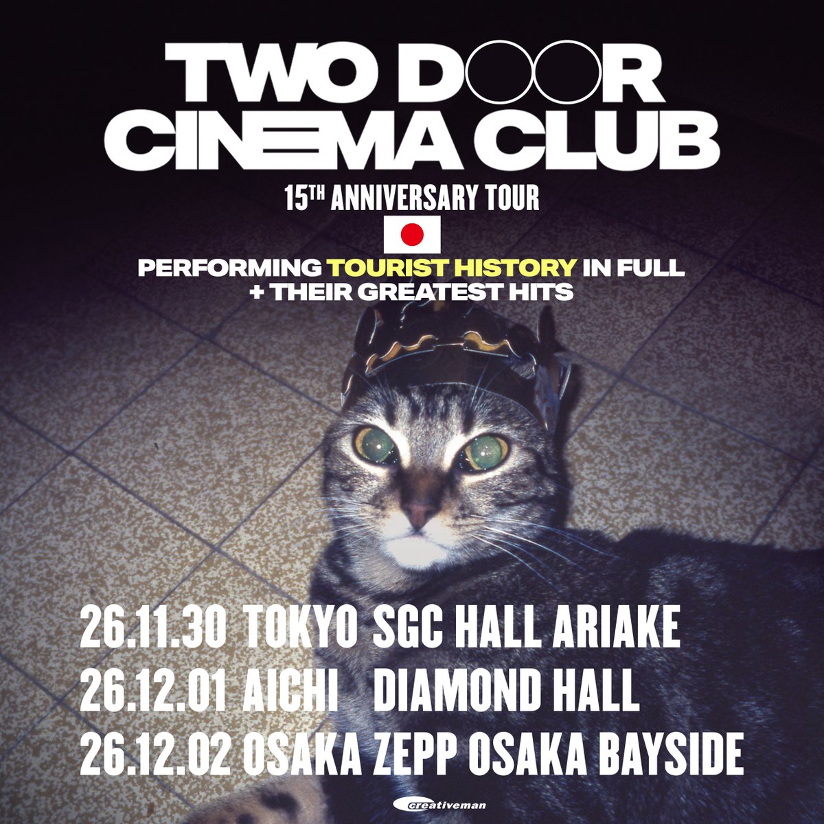 Two Door Cinema Club tweet media