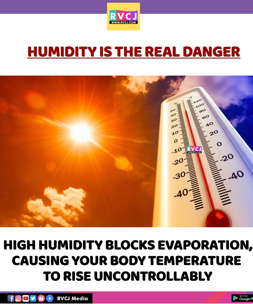 RVCJ_FB's tweet image. Heat isn’t just uncomfortable, it can turn dangerous faster than you think. 

Stay aware, stay hydrated, and take precautions seriously.

(2/3)
#Heatwave #StaySafe #Hydration #SummerCare #HealthFirst