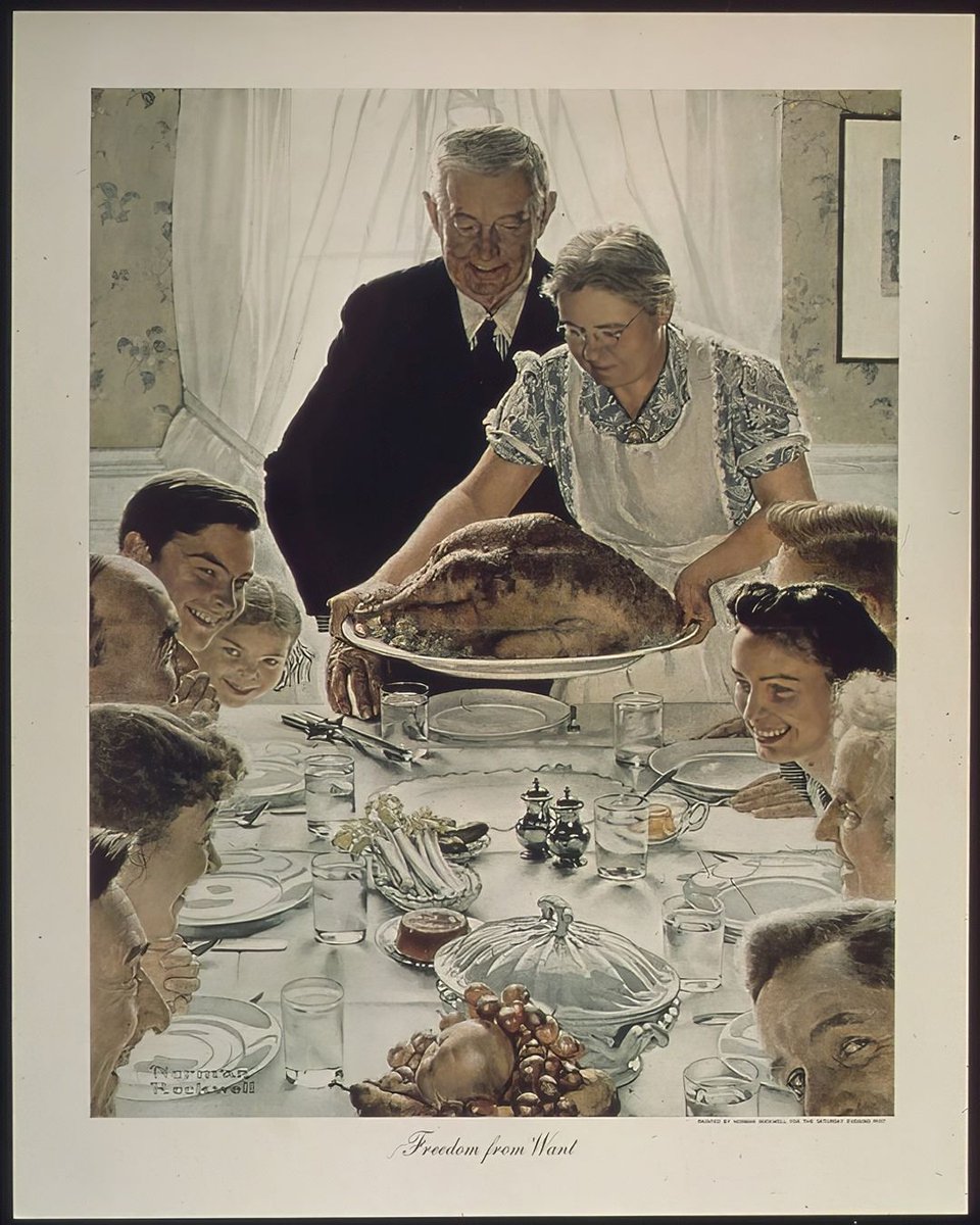 rouxansoap's tweet image. Grateful this Thanksgiving for timeless ideals and everyday moments. 🍂

#Thanksgiving #FourFreedoms