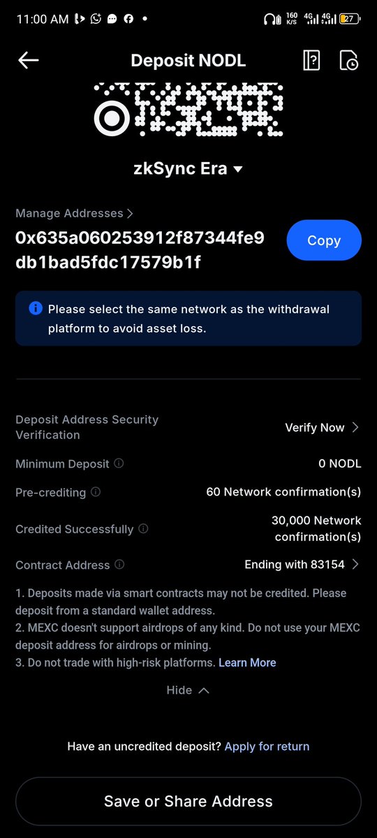 Mysouliseternal's tweet image. The way exchanges are treating L2s eh! Imagine using zkSync Era for speed, only to wait 24hrs for network confirmation. At this rate, the 'Fast' Layer 2 is moving like a 1990s bank transfer. What is the use then? 🚶‍♂️📉"#zkSyncEra
#Layer2
#CryptoNigeria
#Web3