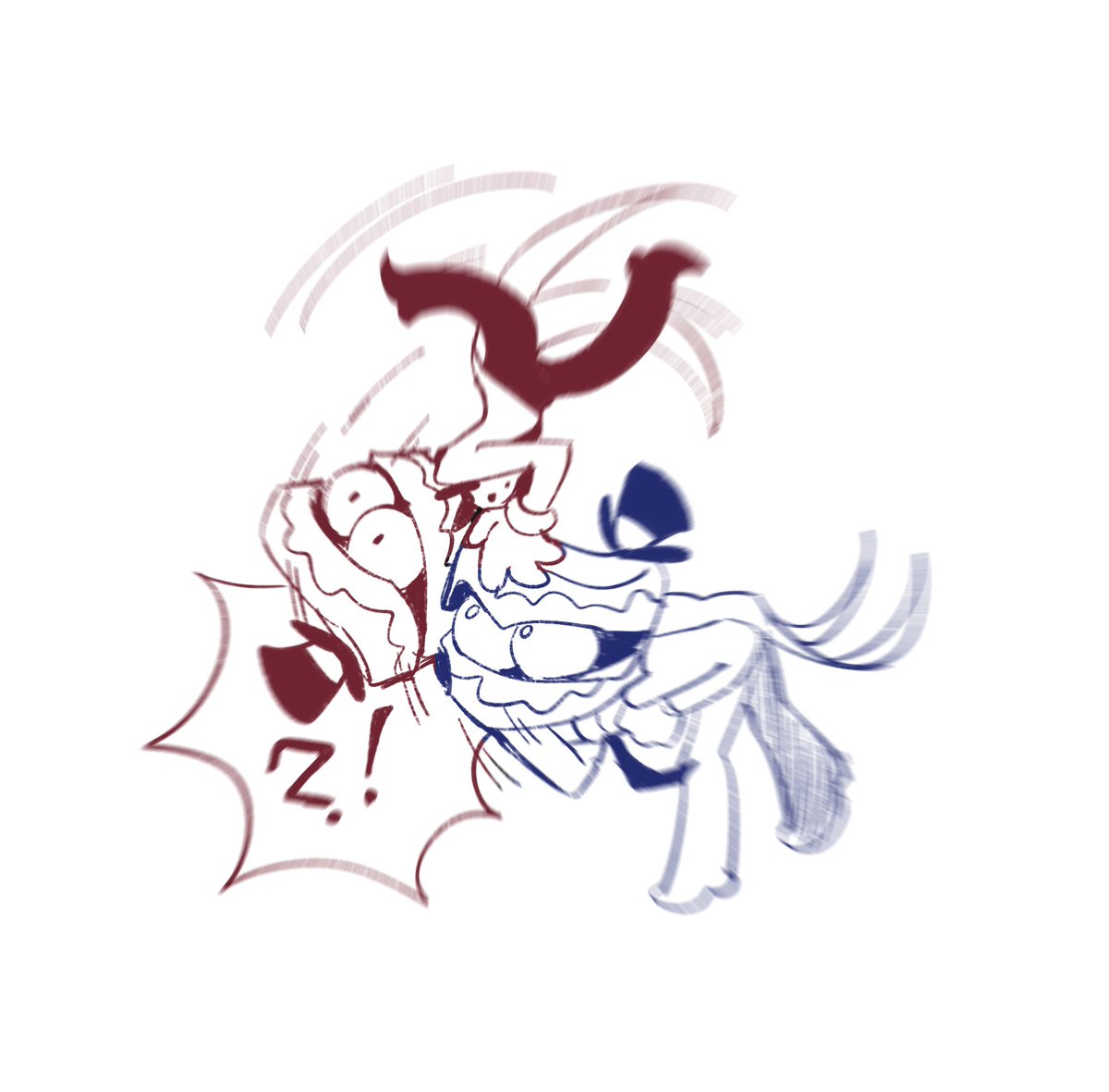 是朋友的性格反转私设……挺喜欢冤家设定就一起建设了

*小猫互挠