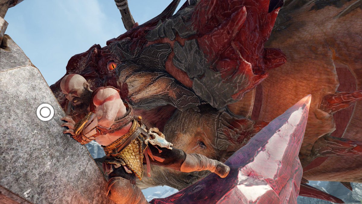 yuki_n2000's tweet image. このお父さん脳筋すぎて毎回笑ってしまう😨
 #GodofWar