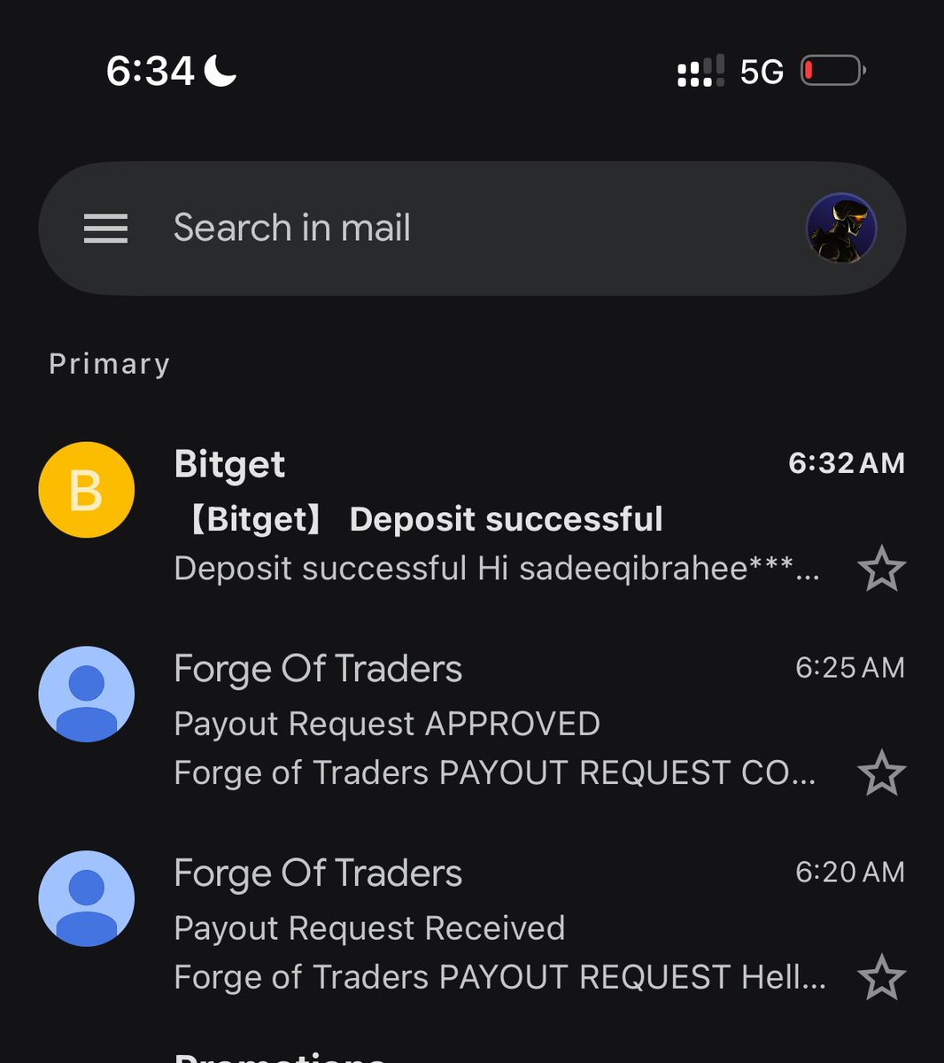 Abubakariguri's tweet photo. 🔥 JUST GOT PAID WITHIN  A MINUTES!  

Massive shoutout to @ForgeOfTraders – my withdrawal was APPROVED IN JUST 5 MINUTES! ✅💰  

Use the code to get 50% Off
 ( GURI50 )

https://t.co/3eBXHUJgfi https://t.co/sOy339yHnF