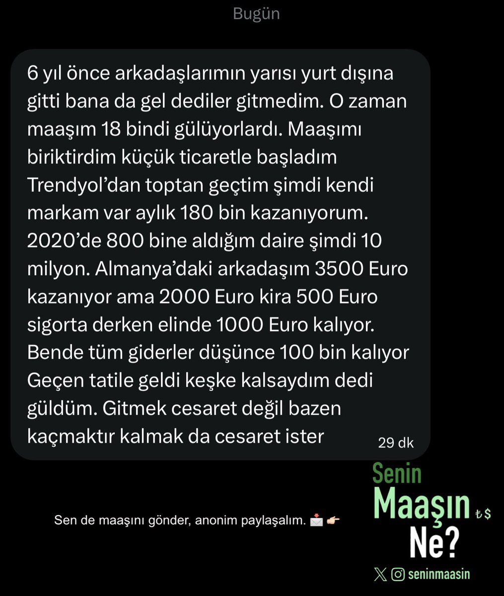 Senin Maaşın Ne? 💸 tweet media