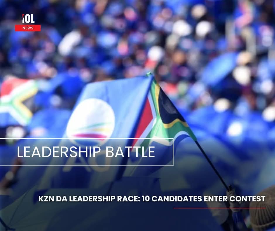IOL's tweet image. A total of 10 candidates will contest the position of a deputy provincial chairperson in the coming DA provincial congress in KwaZulu-Natal.
#news #ten #candidates #contest #position #deputy #provincial #chairperson #DA #KwaZuluNatal 
Read on tinyurl.com/mknb97b