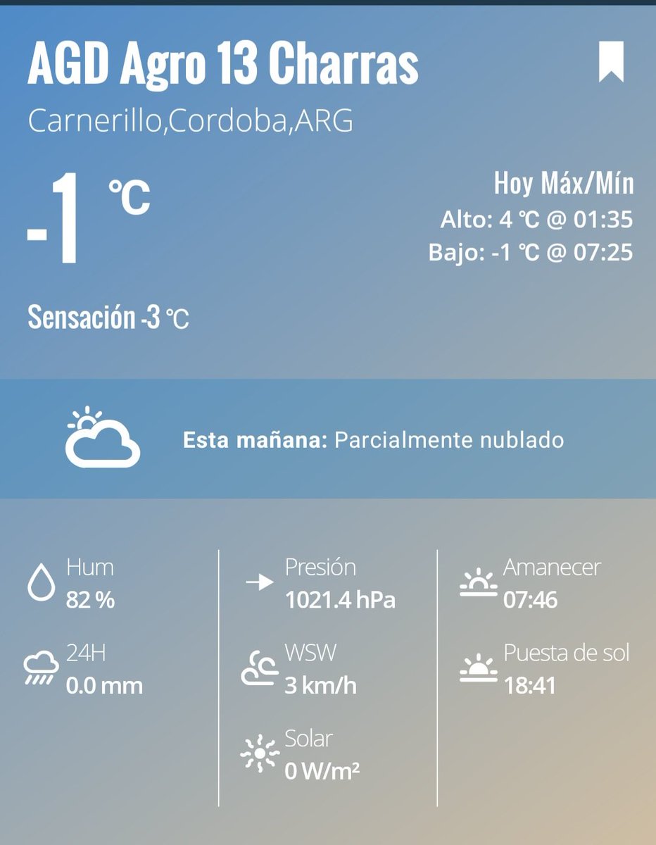 agus_magris's tweet photo. @dimarcorafael Buen día Rafa! Se vino la primera del año por la zona de Olaeta Cba. 🥶 https://t.co/35dkFDe8U2