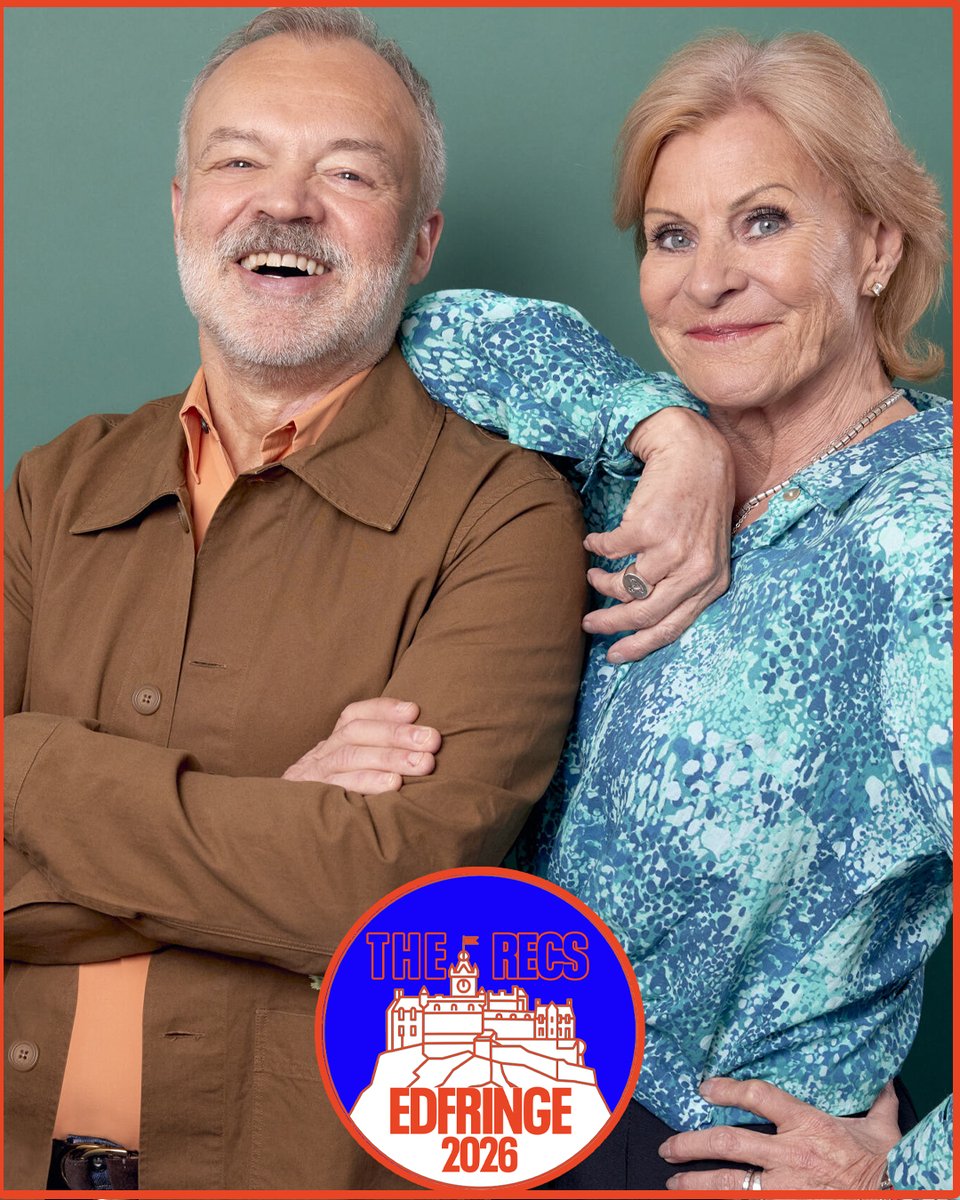 therecsuk's tweet image. What a way to open the #Edfringe 2026 than with the first ever live episode of The Recs' favourite podcast, Wanging On with Graham and Maria.

The podcast has become essential, hilarious listening on a Monday with Graham Norton and Maria McErlane (and sometimes Raffi the dog)
