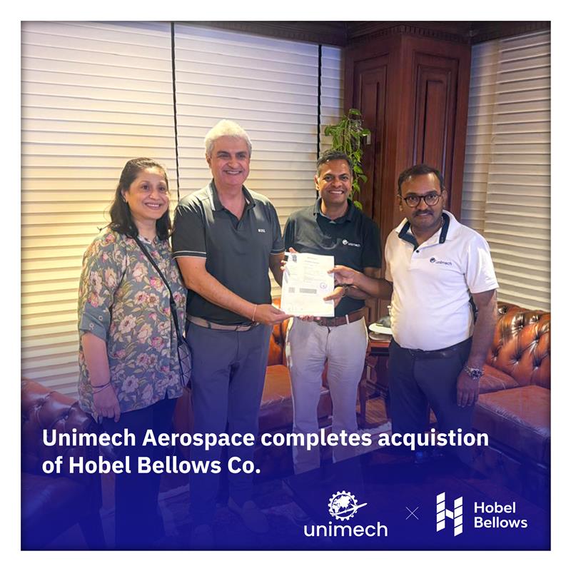 We’re delighted to announce the #acquisition of Hobel Bellows an important step in strengthening Unimech’s global precision engineering platform. This adds new capabilities in metallic bellows &amp; flexible tubing, while opening doors to new markets. 
Welcome to the #Unimech family