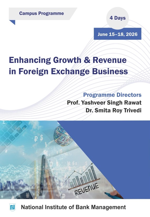 NIBMIndia's tweet image. NIBM Campus Programme on Enhancing Growth &amp;amp; Revenue in Foreign Exchange Business
Programme Directors : Prof Yashveer Singh Rawat  | Smita Roy Trivedi, PhD
Brochure: lnkd.in/dbKPwAUu
#NIBM #Growth #Revenue #ForeignExchangeBusiness