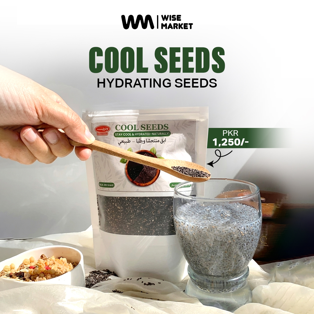 Wisemarketpk's tweet image. Stay cool and naturally hydrated with Cool Seeds Hydrating Seeds. A refreshing and healthy choice for daily wellness. Add them to water, milk, smoothies, or desserts for a nutritious boost.

#WiseMarket #CoolSeeds #Hydration #HealthyLiving #ChiaSeeds #Nutrition #DailyHealth
