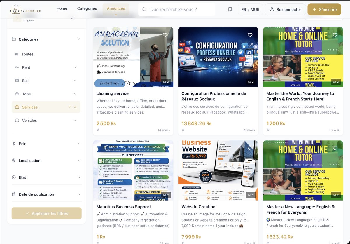 ZedealG's tweet image. #Zedeal is live in #Mauritius 🇲🇺
A platform where businesses list services and connect directly with clients, no intermediaries.

Free to use. Built to scale.
Now focused on growth &amp;amp; adoption.