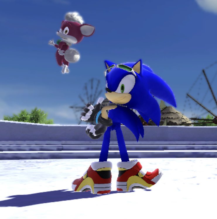 SSage2008's tweet photo. With SUWC's revamp, I would prolly release a mod that adds Wisp Chronicles Sonic's design to Unleashed with an updated model and some upgrades and cosmetics to match the look from the fan game. https://t.co/N32RuxVoQ0
