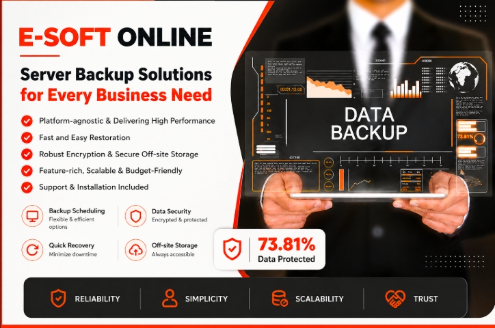 ESoft_Solutions's tweet photo. 🔐 Protect your business data with E-SOFT ONLINE Server Backup Solutions✅ Fast Backup
✅ Easy Recovery
✅ Secure Storage
✅ Scalable PlansKeep your business running without interruption. 🚀📩 info@e-softonline.com #ServerBackup #DataSecurity #CloudBackup #CyberSecurity https://t.co/KObjNTLIeF