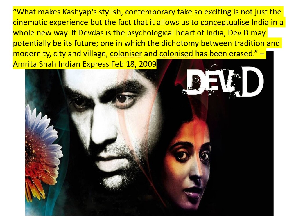 amritareach's tweet image. From my 2009 piece on Dev D, 'From Babu to Babalog' as Dev D returns to cinema halls #DevD #films #modernity