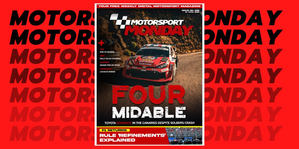 MSportMonday's tweet image. * #F1 FEATURE *

After #SpringBreak, F1 is back &amp;amp; #MotorsportMonday Deputy Editor @JamesPhillipsF1, looks at what to expect at this weekend's #MiamiGP in terms of regulation tweaks ... read it FOR FREE in this week's magazine (p37) 👉 tinyurl.com/3enpyufh