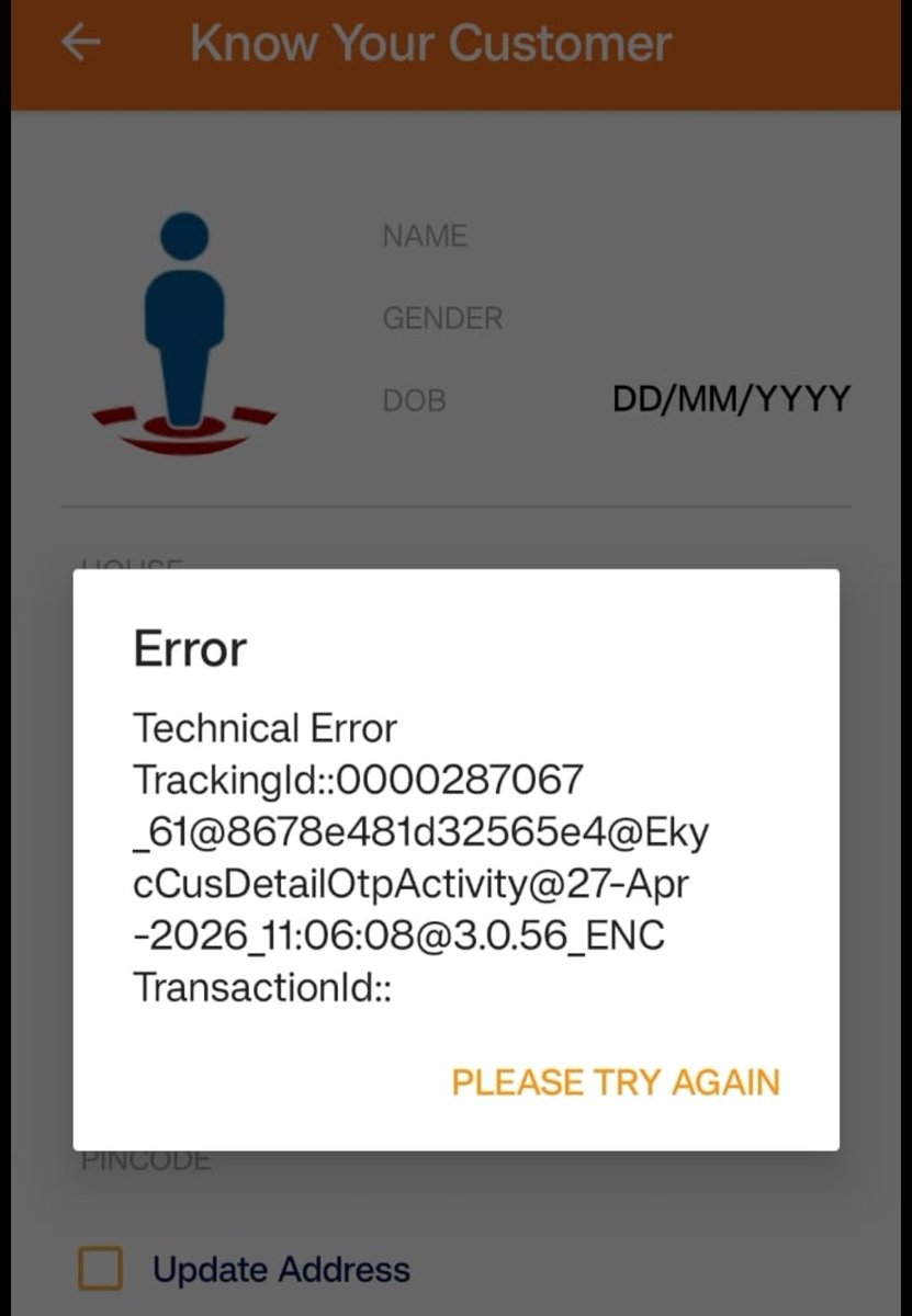 इंडियन आयल एप्प SDMS से आज सुबह से EKYC SERVER DOWN.
आम जनता क़ो  रसोई गैस ईंधन उपलब्ध करवाने मे SDMS सर्वर बना रोडा.
<a href="/PetroleumMin/">Ministry of Petroleum and Natural Gas #MoPNG</a> 
<a href="/Secretary_MoPNG/">@Secretary_MoPNG</a> 
<a href="/UIDAI/">Aadhaar</a> 
<a href="/PMOIndia/">PMO India</a>