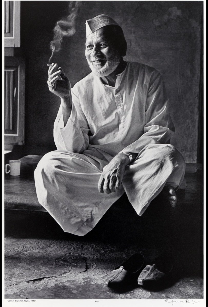 FilmHistoryPic's tweet image. #RIP renowned photographer Raghu Rai passed away yesterday. He was 83.

This is Ustad Bismillah Khan through his lens in 1986.