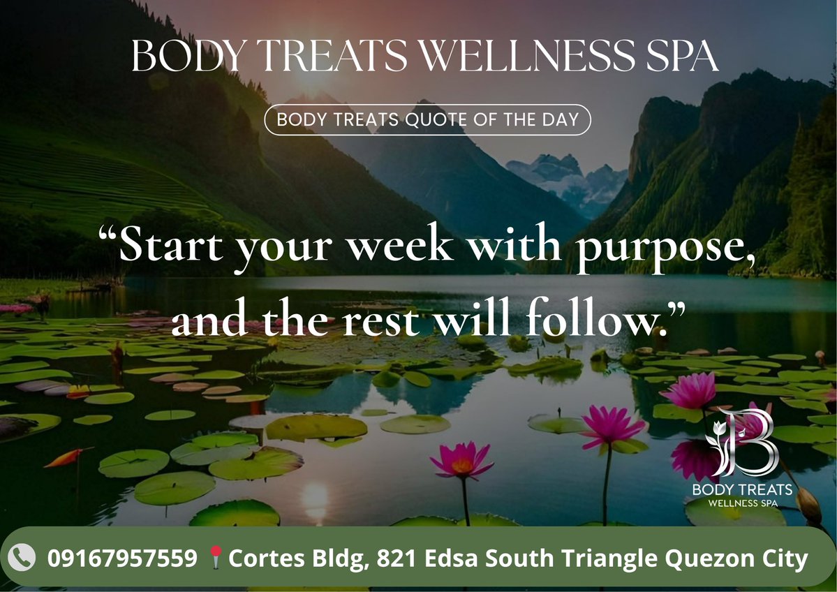 bodytreatsQC's tweet image. Take this Monday as a fresh start—do better, be better, stay better.

#NewWeek #FreshStart #MondayVibes