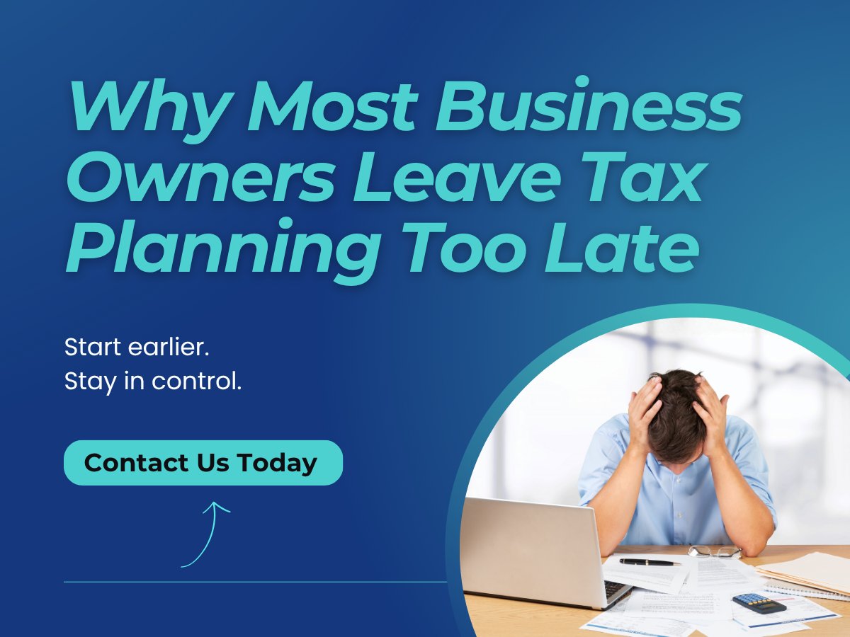 WardlePartners's tweet photo. Tax planning isn’t left too late on purpose.

It just gets pushed aside… until options run out.

Earlier visibility = more control.

#taxseason #taxplanning #WardlePartnersAccountants https://t.co/jz9oL2emn9