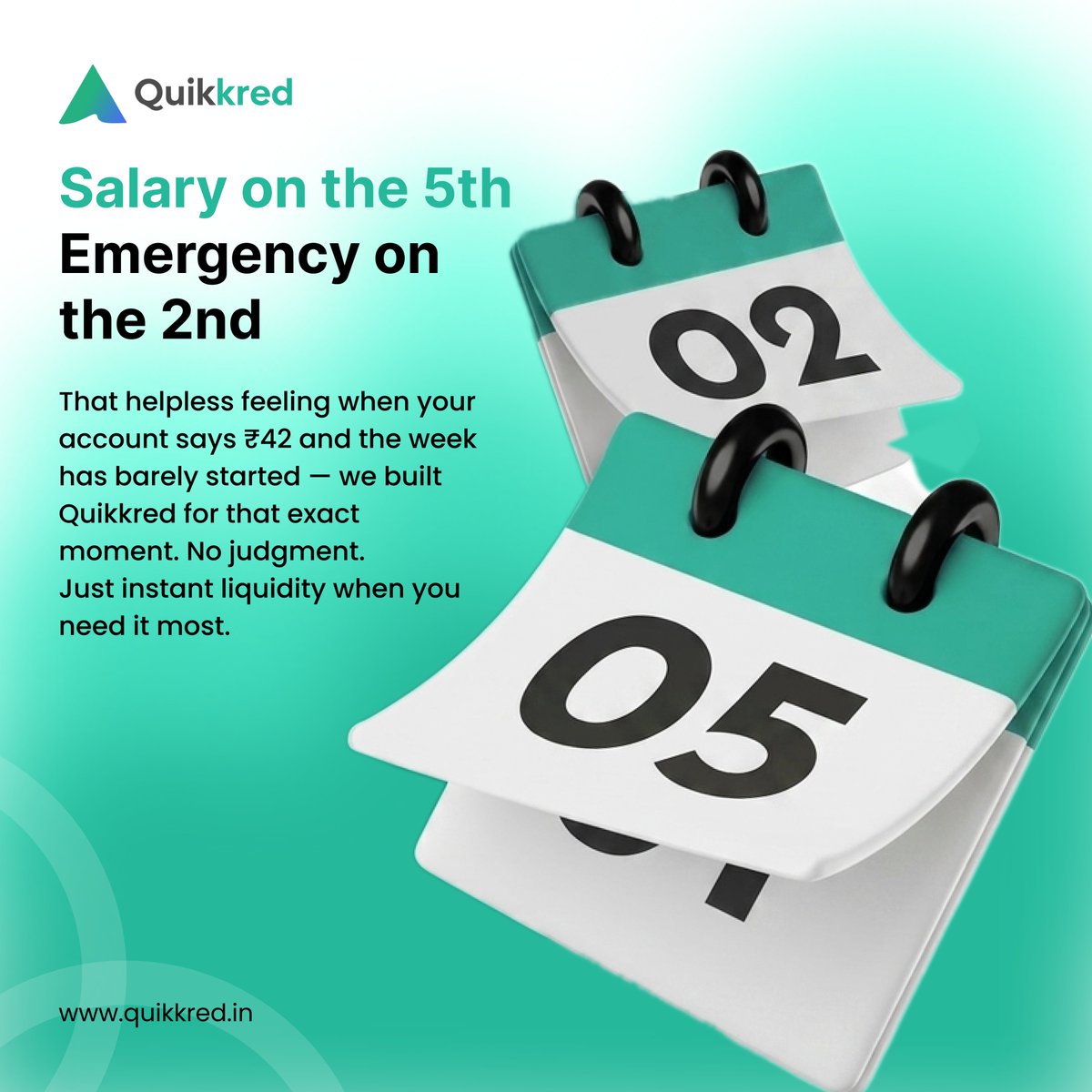 quikkred's tweet image. EMI due Monday?
Take a breath 🌿
✔ Set auto-pay
✔ Check schedule
✔ Relax this weekend
You’ve got this.
We’ve got you.
Plans on. Stress gone. 😎
#EMI #FinanceTips #MoneyMatters #FintechIndia #WeekendVibes #Quikkred