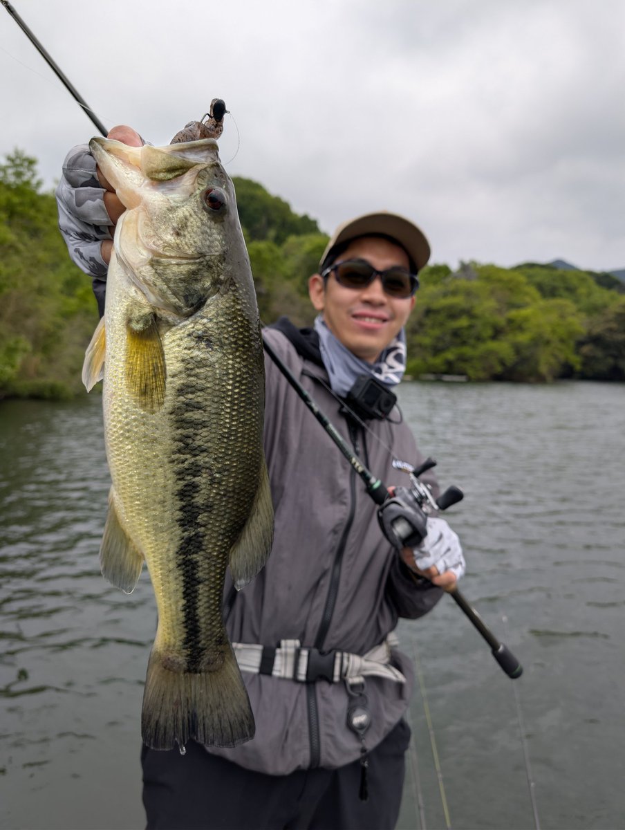 tmfishing320's tweet photo. 気難しいポストスポーニング時期
エスケープツインを導入してすぐにメス‼️
フットボールヘッド7gでミノスト👍
リザーバーでのエスケープツインは甲殻類よりもベイトフィッシュのイメージ。
逃がした時の弱〜強の動き方がベイトフィッシュの動き出し方に似ているのがキモだと思います🙆 https://t.co/brJVCovBIn