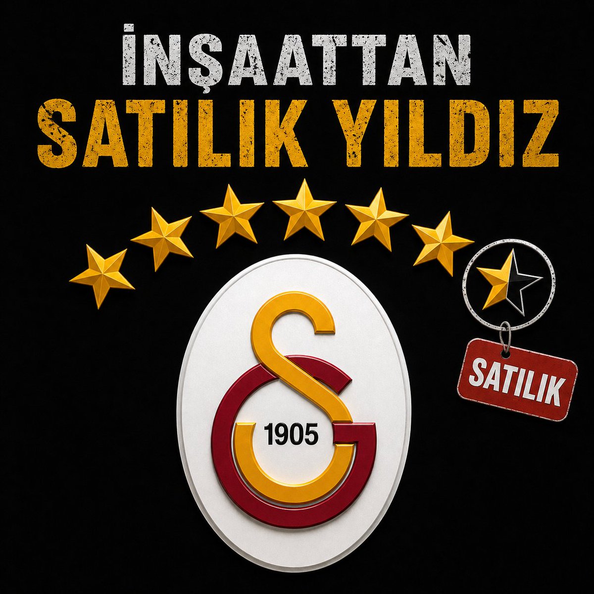 rtokus's tweet photo. Inşaattan satılık yıldız, özellikle Kaçak, Gecekondu ve Hobi Yıldızı kullananlara duyurulur. #GSvFB https://t.co/sDphGI7bBx
