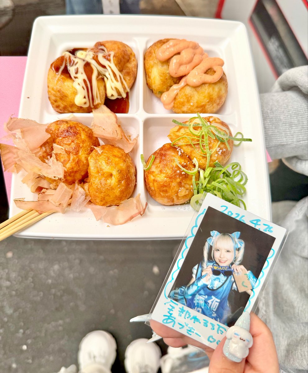 a_a0o2's tweet photo. リリイベ最前で見れて嬉しかった；；
沖縄帰る前に食べ歩き૮ .  ̫ .｡ ა

 #すやすや天使ねるる
 #寝る子は育つよねるる https://t.co/Z7BE5WeBJJ