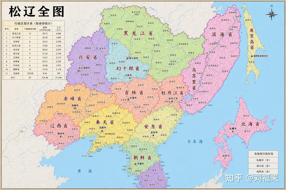 makemanjugreat's tweet photo. 松辽完整地图。松辽一定统一，消灭日韩俄，统一松辽，统一中国 https://t.co/m0zl30FGmn