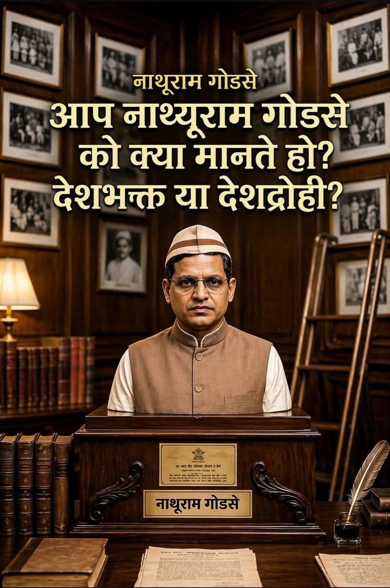 नाथूराम गोडसे सबसे बड़ा देशभक्त था। 

लेकिन चुतीया भी।

साले को, गांधी को बहुत पहले मारना था।

तब जवाहरलाल प्रधानमंत्री नहीं बनते।
सरदार बल्लभ भाई पटेल पीएम होते।

उसकी यह एक गलती का खामियाजा भारत आज तक भुगत रहा है।
😡