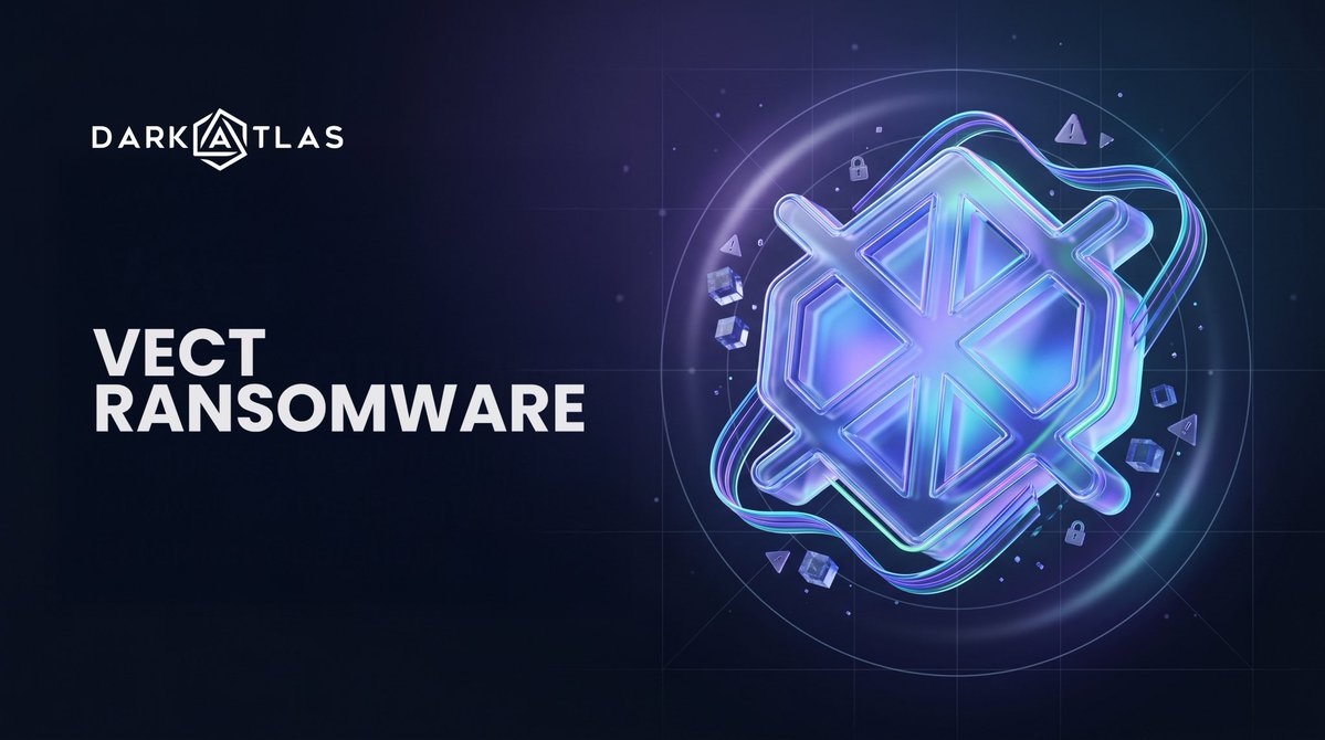 DarkAtlasSquad's tweet image. We’ve just published a comprehensive technical &amp;amp; reverse engineering analysis of #VECT Ransomware uncovering its links to TeamPcP and operations on BreachForums, along with a critical flaw in its encryption logic.

The report includes full RE insights, IOCs, and YARA rules to