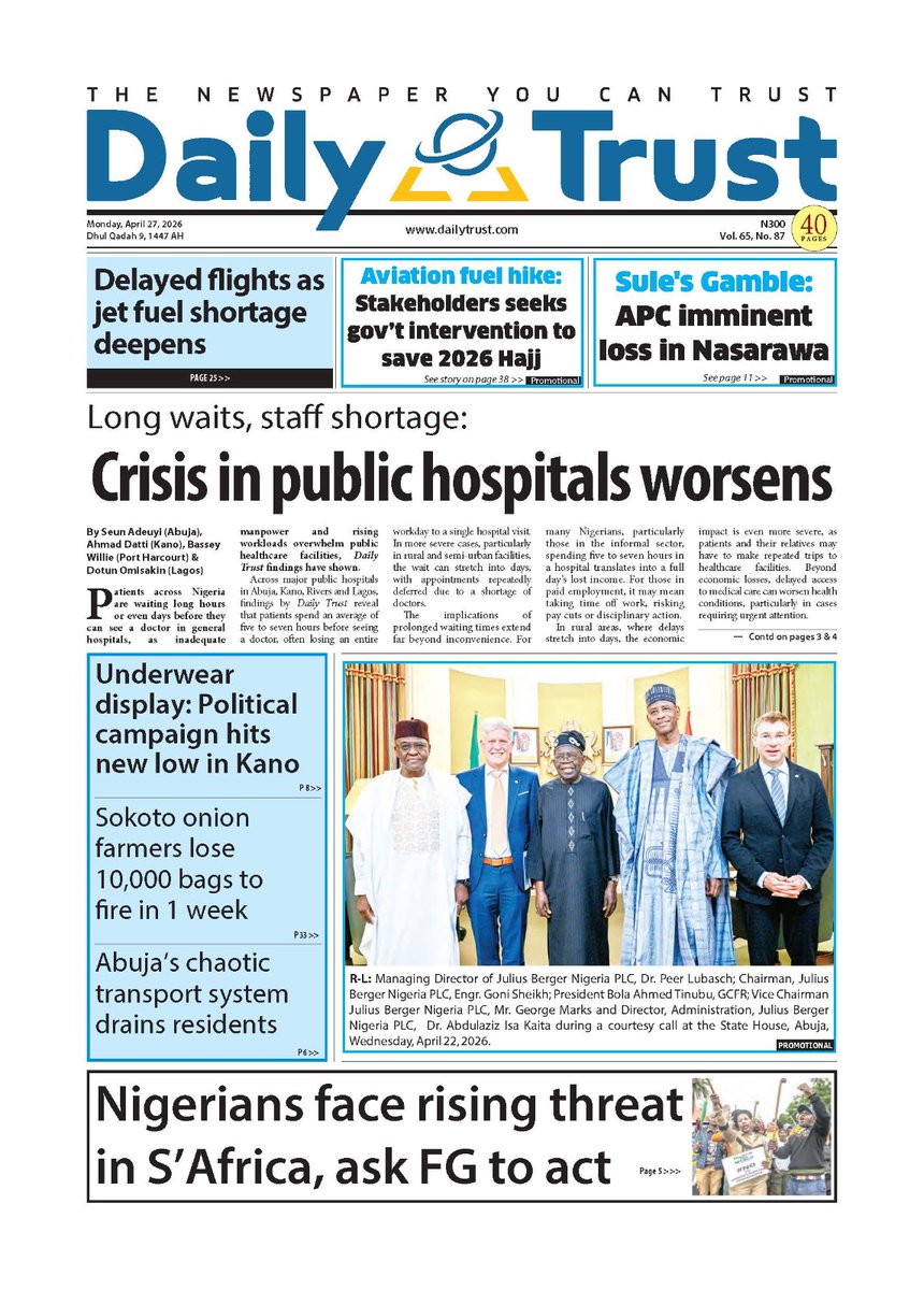 Ishaku__Audu's tweet image. 27/04/2026
#BreakingNews #Iran #US     Nigeria Insecurity Tinubu Atiku Mali Obi #FreeElrufai APC ADC PDP 2027

cc:
@officialABAT
@KashimSM
@ProfZulum
@B_ELRUFAI
@JibrinIbrahim17
@KhalifaDikwaPhD
@honbetara1
@alouibrahim92
@ZagazOlaMakama
@DejiAdesogan
@secmxx
@Abugazzaa
1.