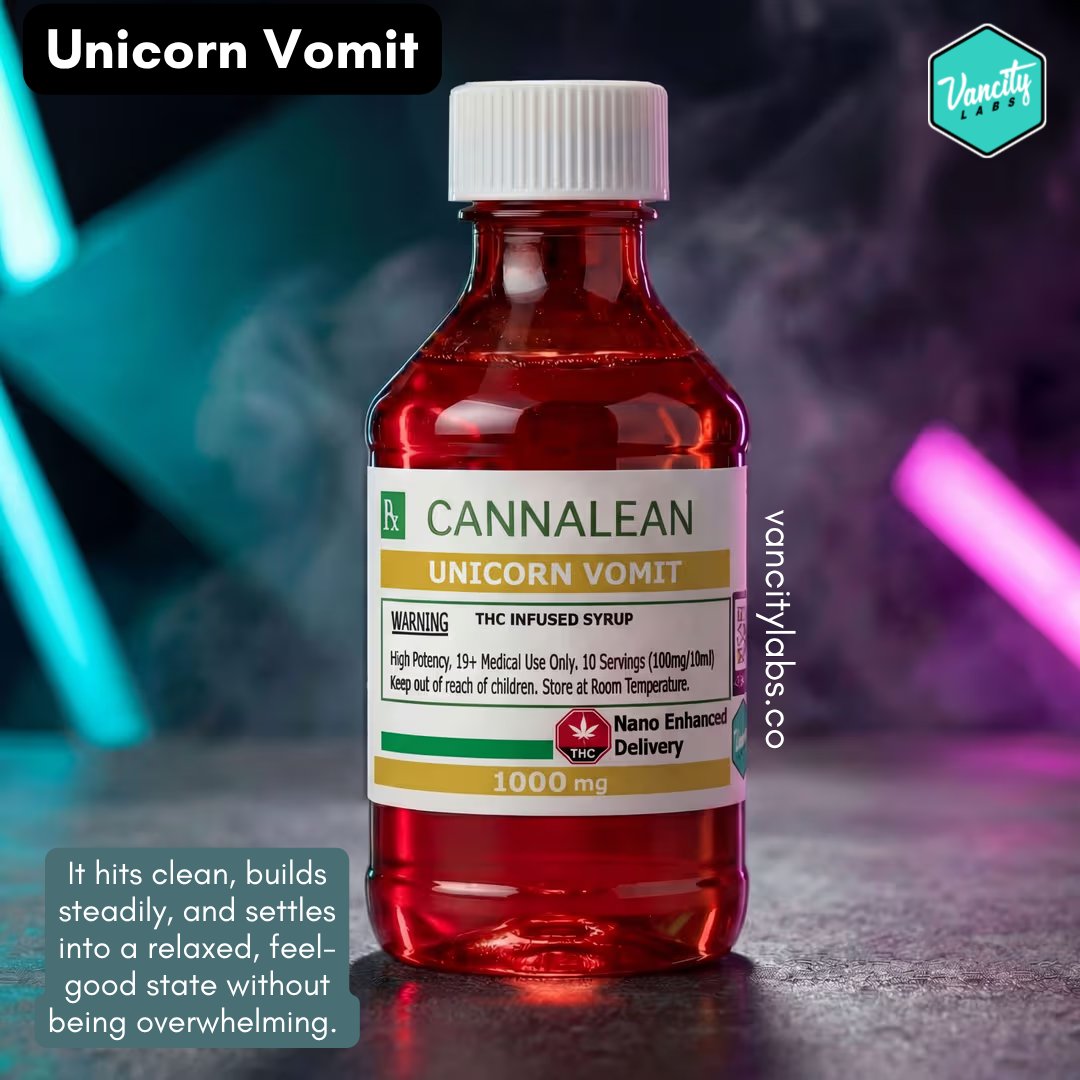 vancitylabsco's tweet image. Smooth, clean, and perfectly balanced ✨
Unicorn Vomit – Nano CannaLean 100mL (1000MG) delivers a steady build into a calm, feel-good vibe without going overboard 😌🌈

🌐  vancitylabs.co/product/unicor…

#Wellness #Relaxation #BalancedVibes #PremiumQuality #FeelGood